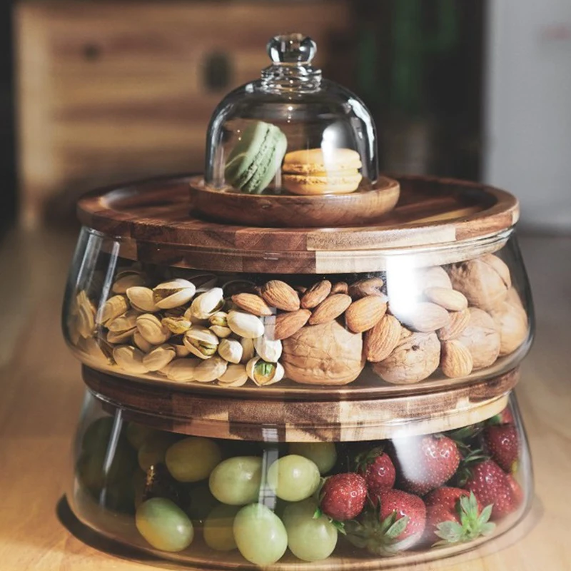 Food Storage Jars With Wooden Lids - Креативные стеклянные контейнеры для хранения продуктов