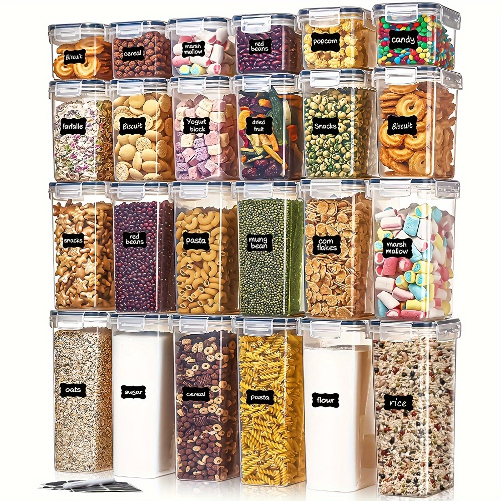 Food Storage Bins - Набор из 24 контейнеров для хранения