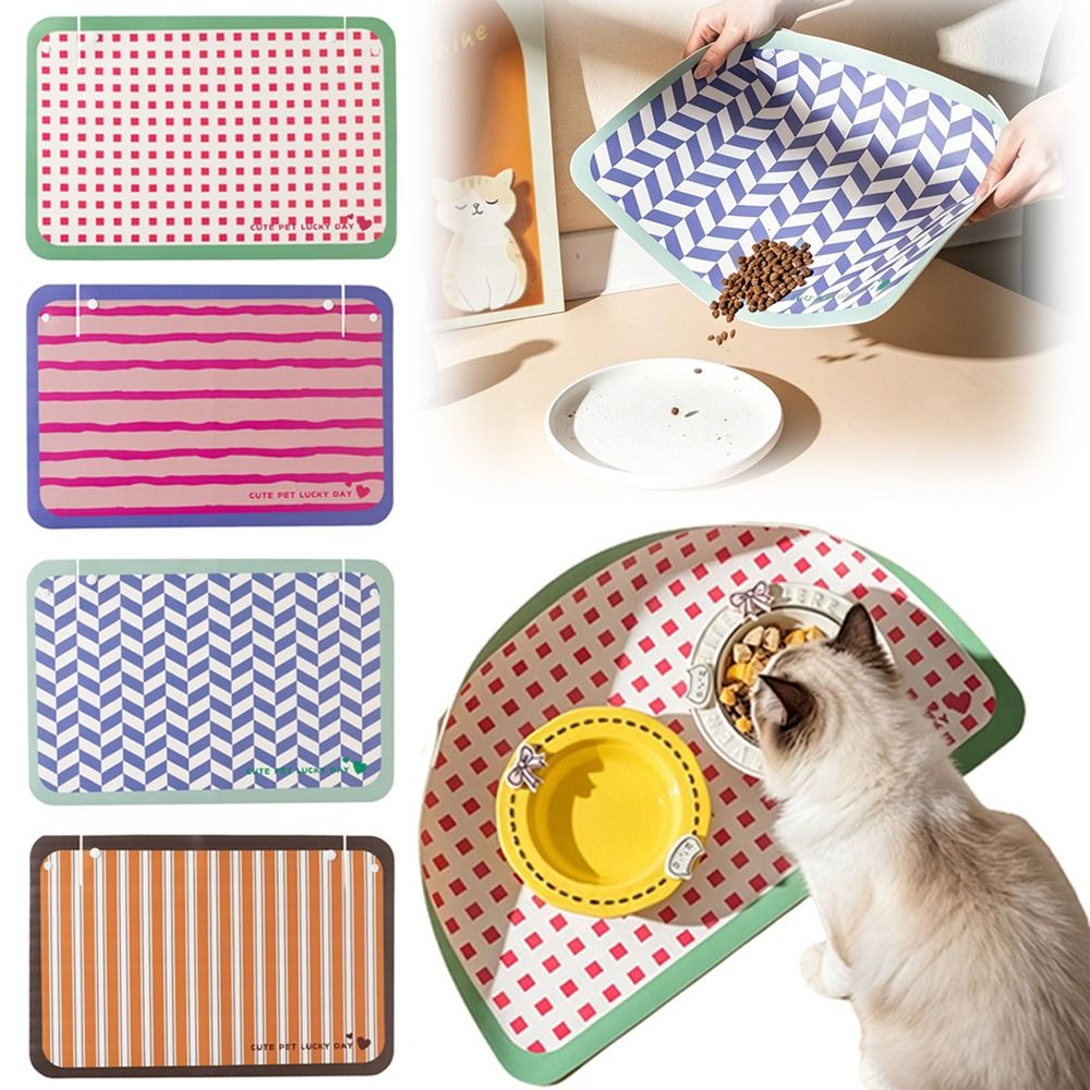 Food Storage With Scoop - Новый коврик для кормления кошек и
