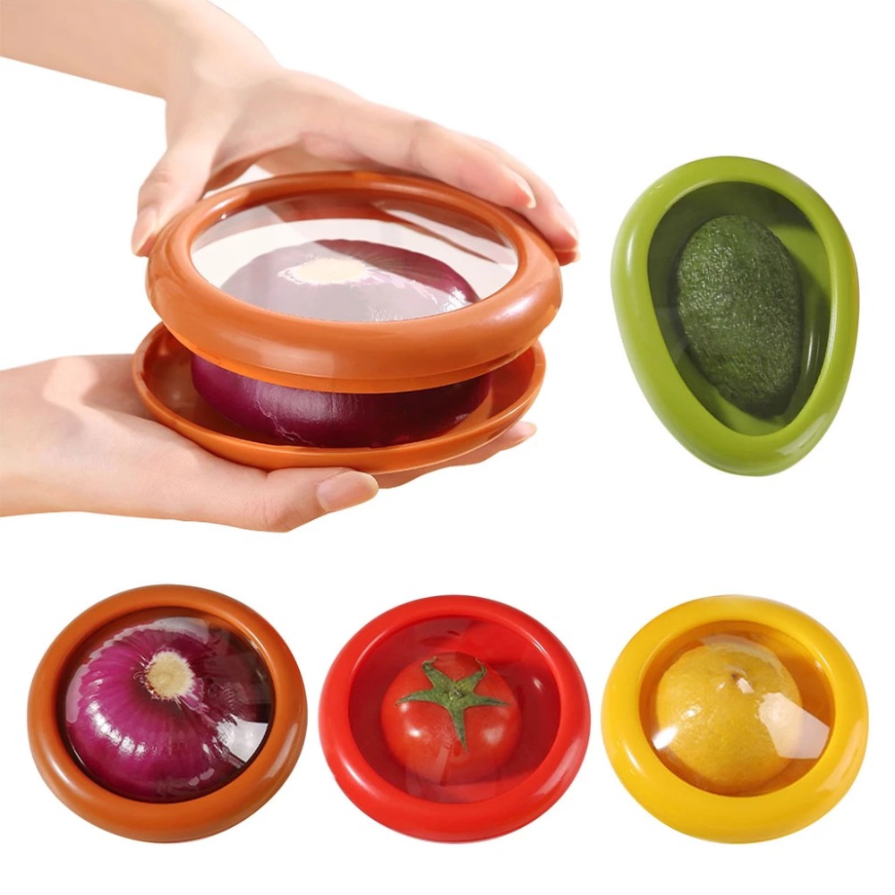 Food Storage Eco Friendly - Прозрачный контейнер для хранения авокадо, лука,