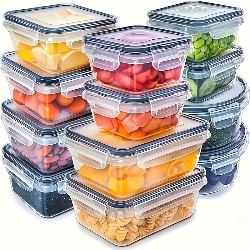 Food Storage Bins - Набор из 8 предметов: 4 контейнера
