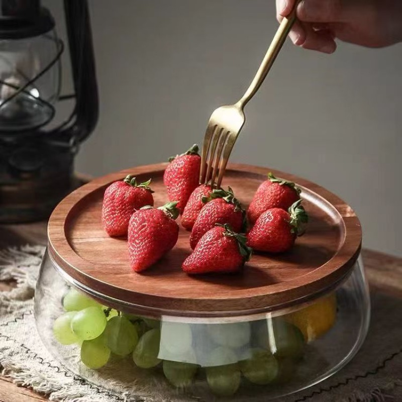 Креативные стеклянные контейне – обзор и цена Food Storage Jars With Wooden Lids