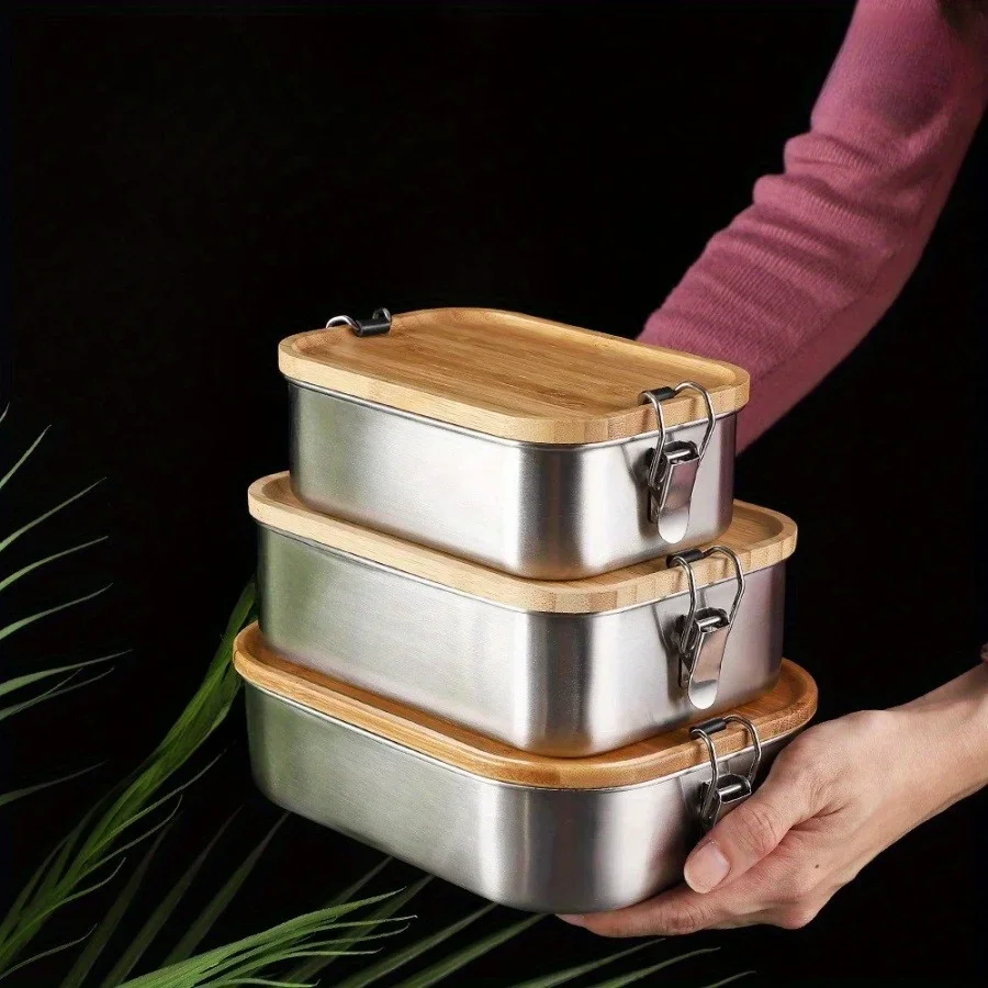 Новый ланч-бокс из нержавеющей – обзор и цена Food Storage Bins