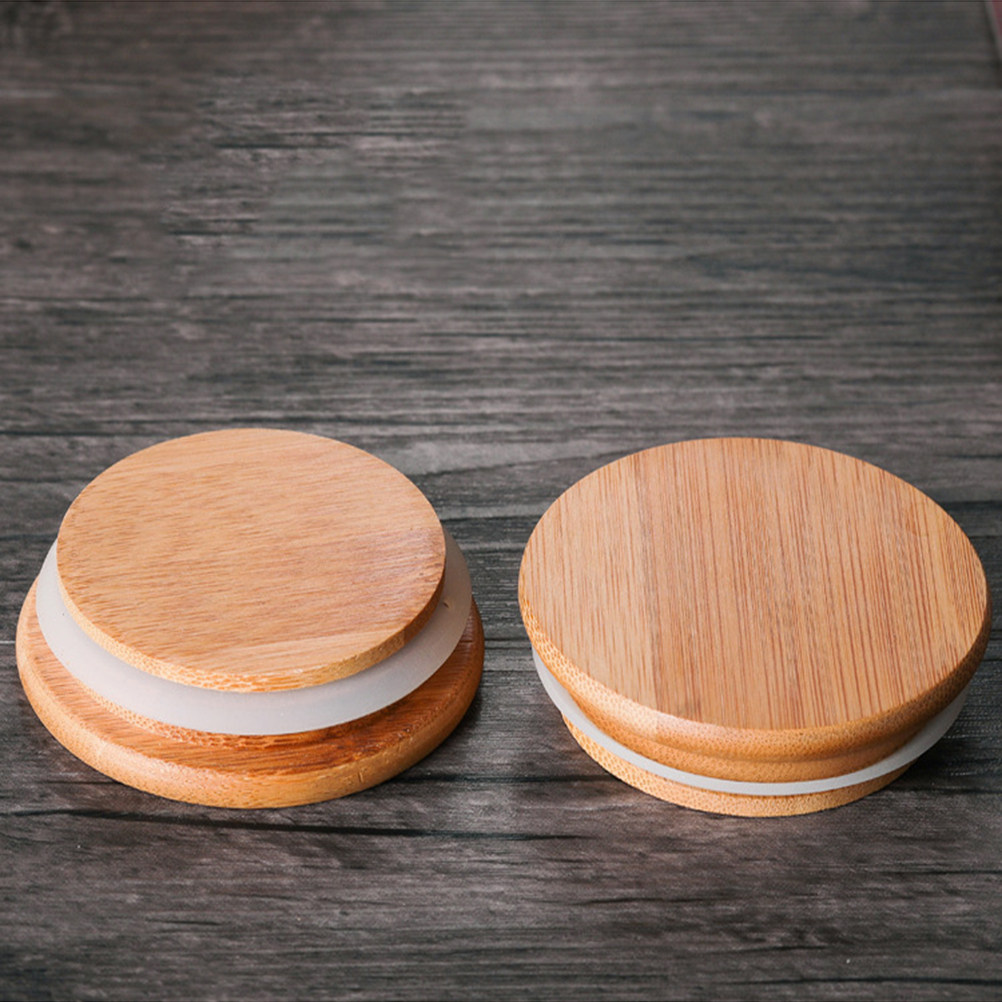 Стеклянная банка для хранения  – обзор и цена Food Storage Jars With Wooden Lids