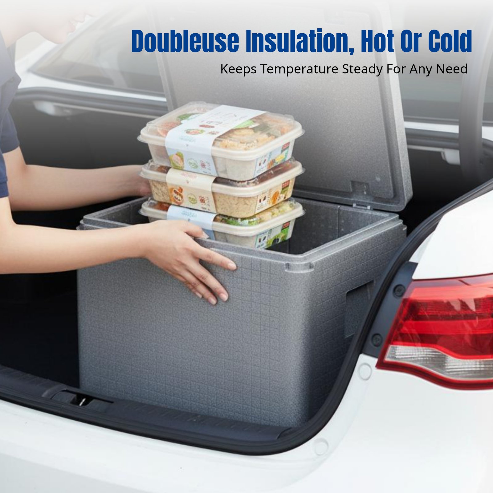 Большой термоконтейнер из пено – обзор и цена Food Storage Hot Box