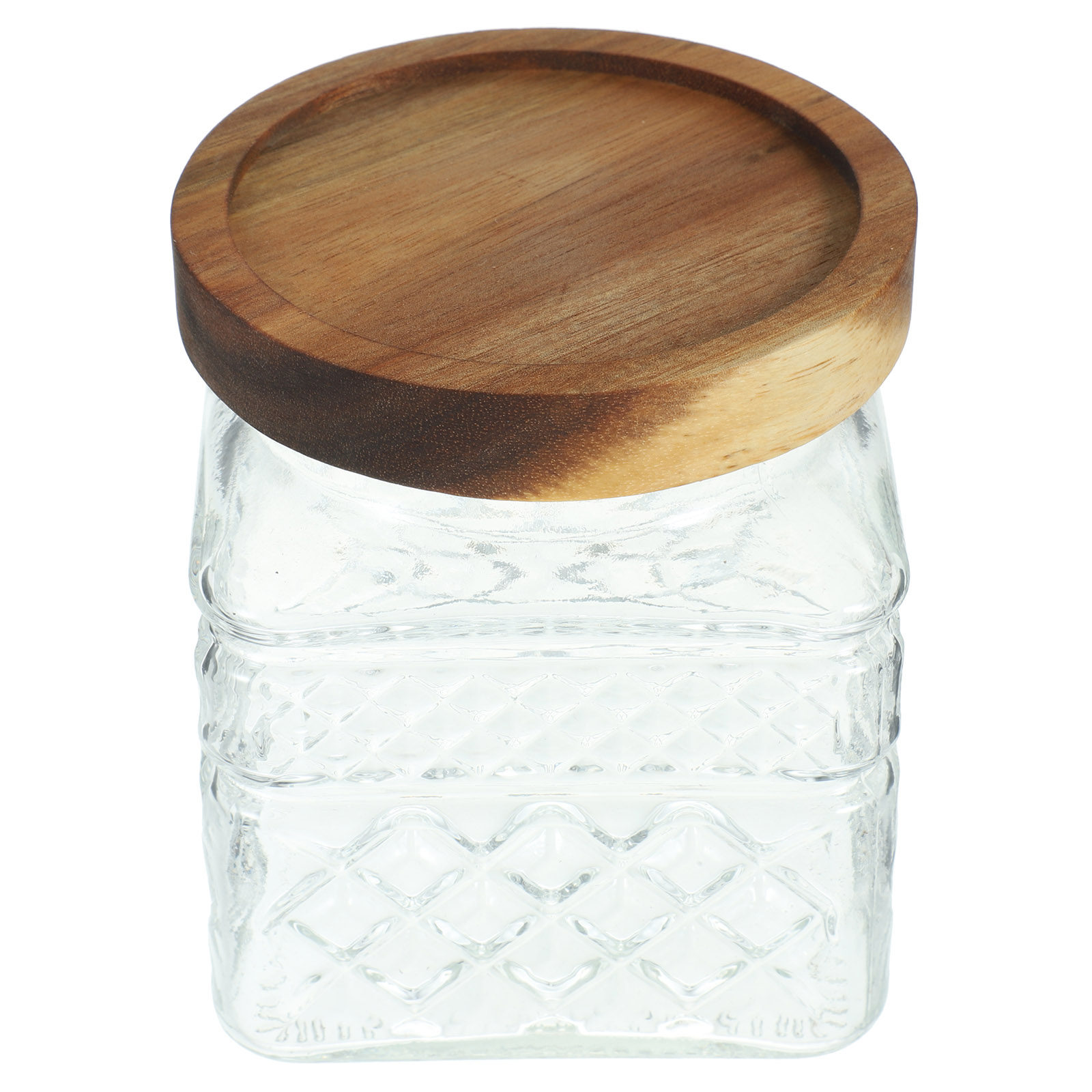 Прозрачная стеклянная банка с  – обзор и цена Food Storage Jars With Wooden Lids
