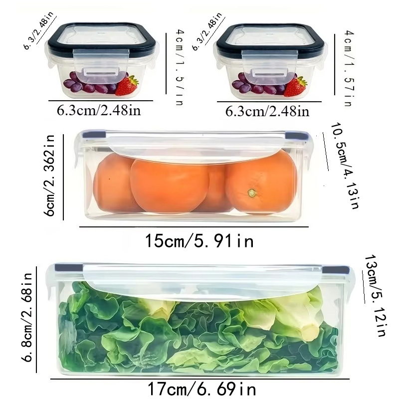 Набор из 8 предметов: 4 контей – обзор и цена Food Storage Bins