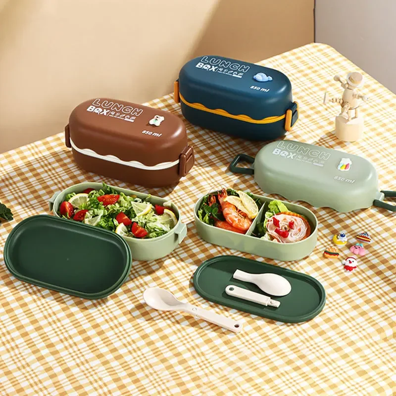 Ланч-бокс объемом 850 мл, двух – обзор и цена Food Storage With Scoop
