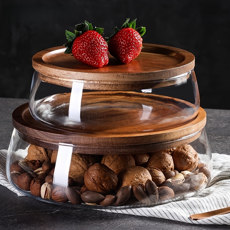 Стеклянные контейнеры с деревя – обзор и цена Food Storage Jars With Wooden Lids