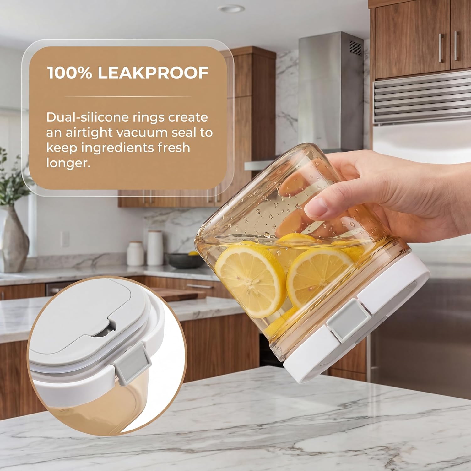 Набор из 2 герметичных контейн – обзор и цена Food Storage With Scoop