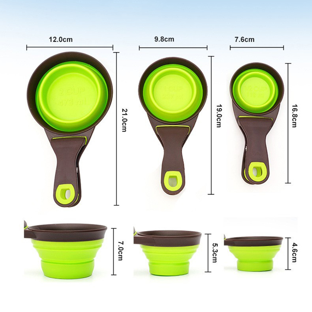 Портативная складная силиконов – обзор и цена Food Storage With Scoop