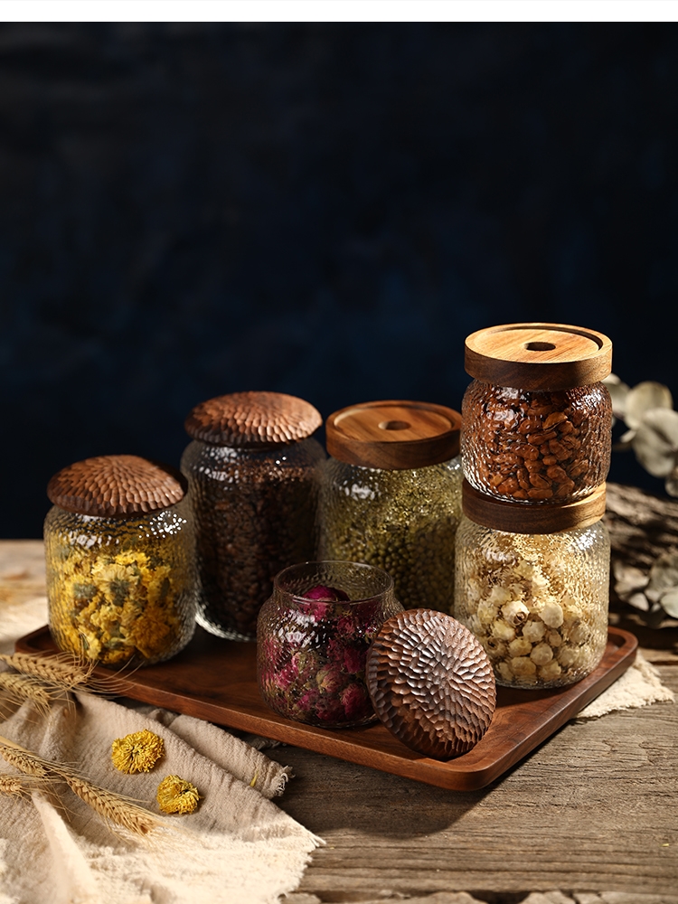 Стеклянная мультизерновая буты – обзор и цена Food Storage Jars With Wooden Lids